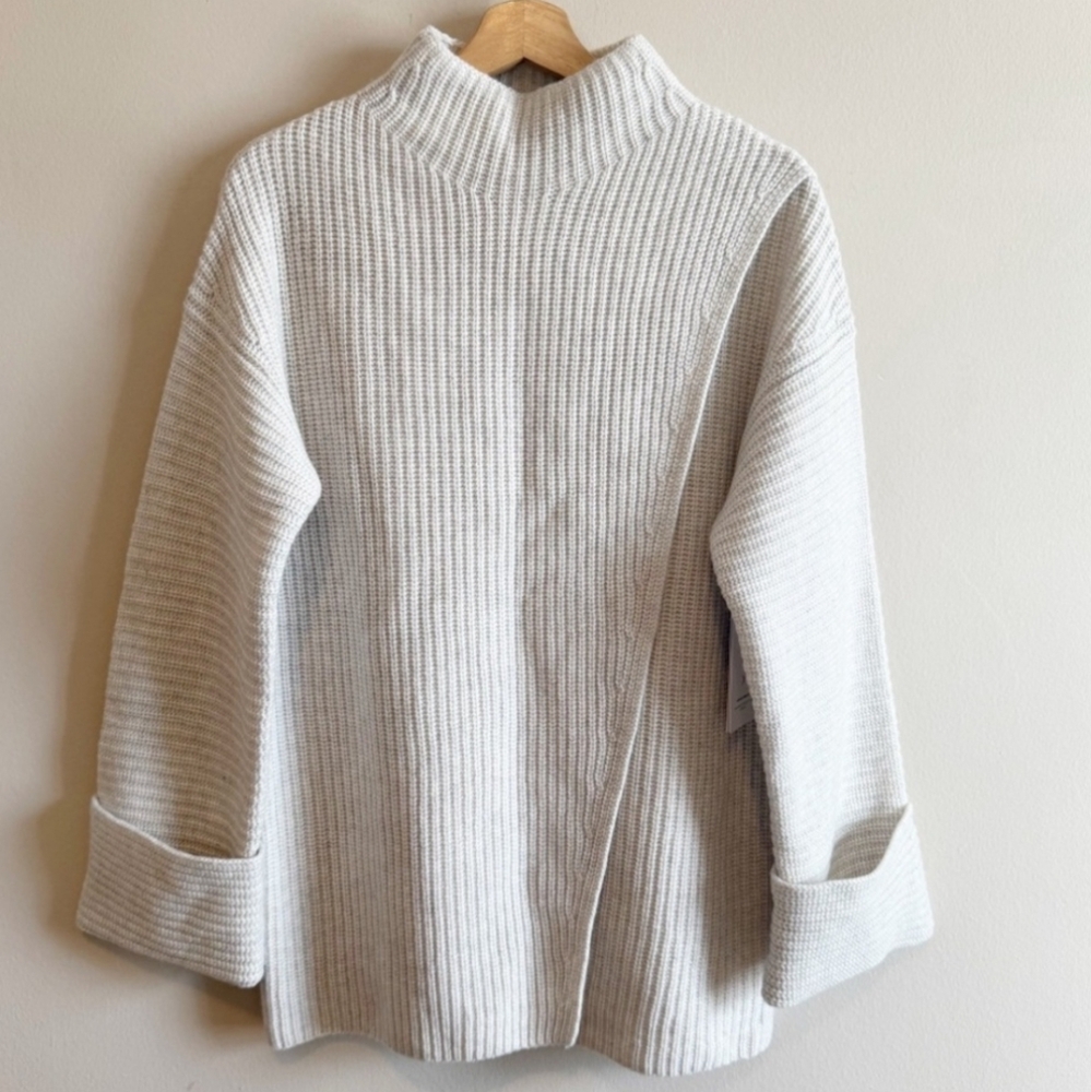 Athleta Azalea Cashmere Extra Fine Merino Wool Cozy Oversized Sweater